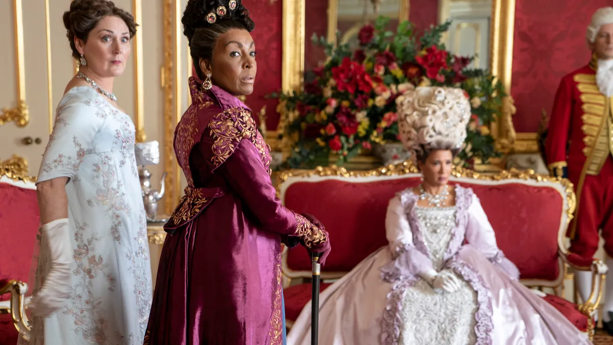 Кадр из сериала «Бриджертоны»