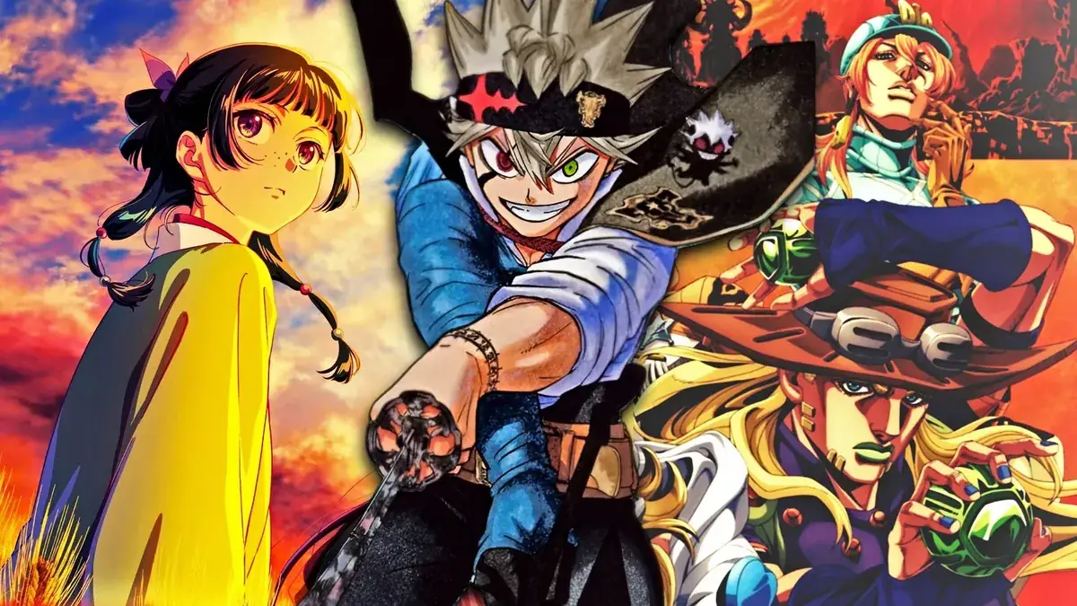 Кадр из аниме-сериала «JoJo's Bizarre Adventure: Steel Ball Run»