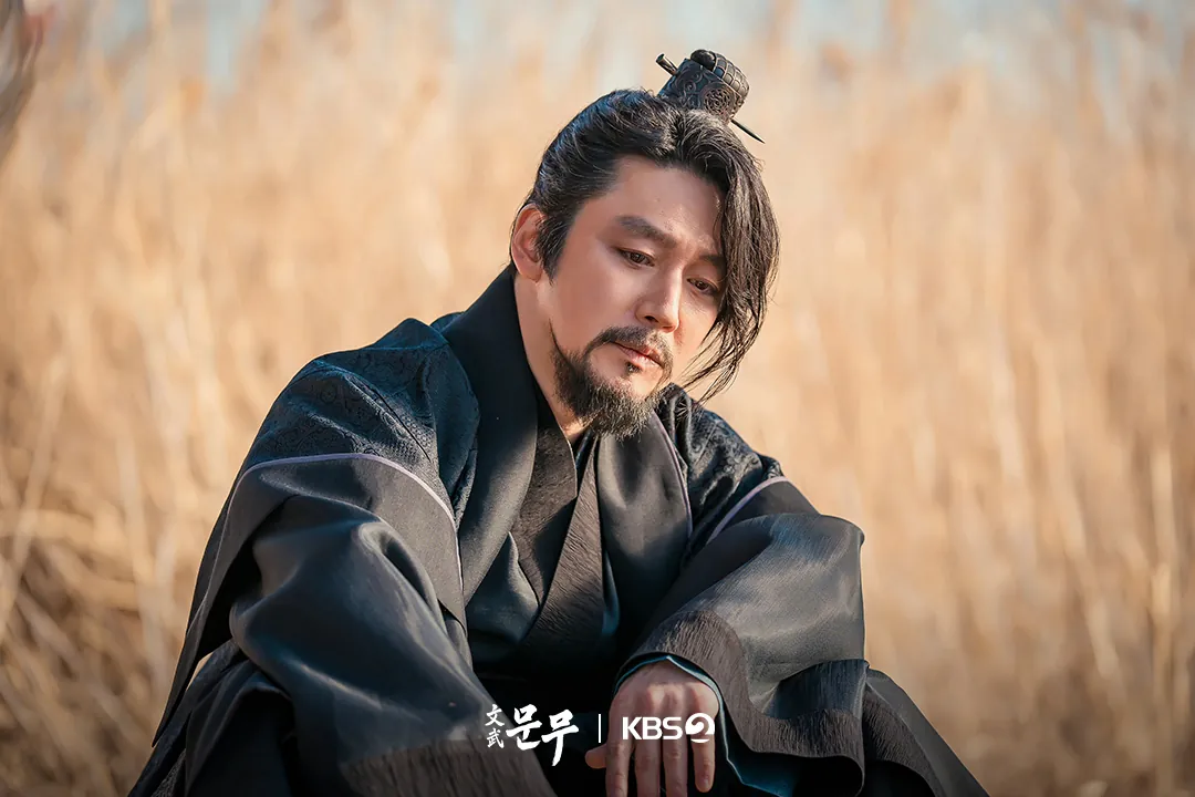 Чан Хёк на кадре из дорамы «The Great King Munmu»