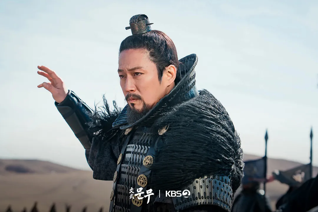 Чан Хёк на кадре из дорамы «The Great King Munmu»