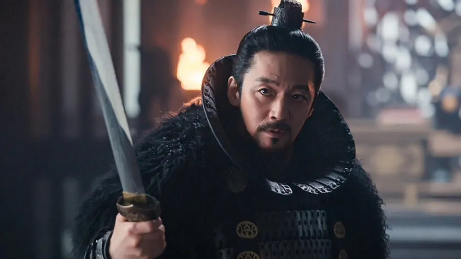 Чан Хёк на кадре из дорамы «The Great King Munmu»